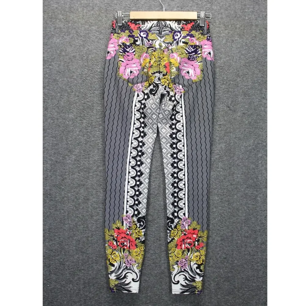 Juicy Couture Angel Combo Eloise Printed Leggings Size XS - Picture 2 of 6